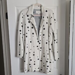 Liverpool White and Black Polka Dot Teddy Jacket